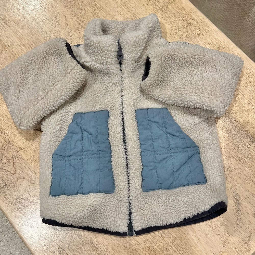 Zara Cozy Sherpa Teddy Jacket